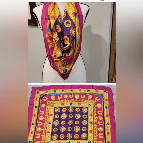 Authentic Celine silk scarf - Picture 1 of 1